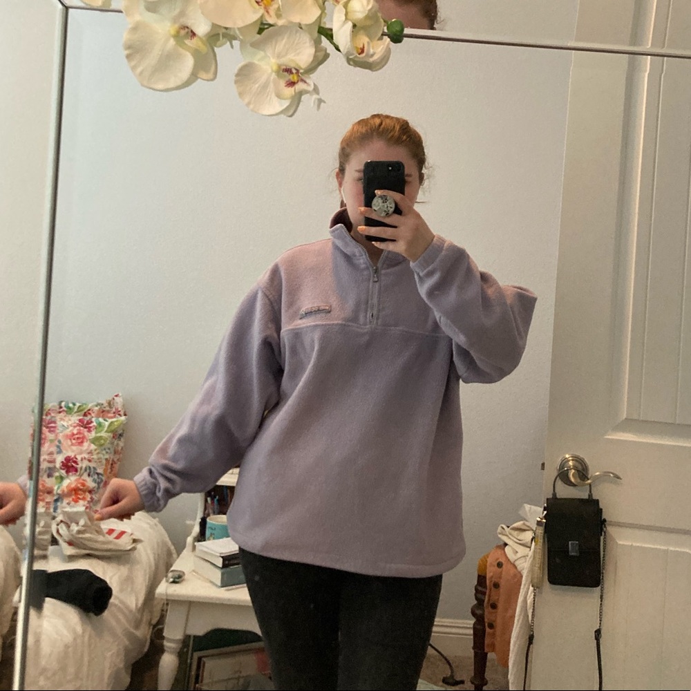 Medium Purple Big Dogs Zip Up Pullover